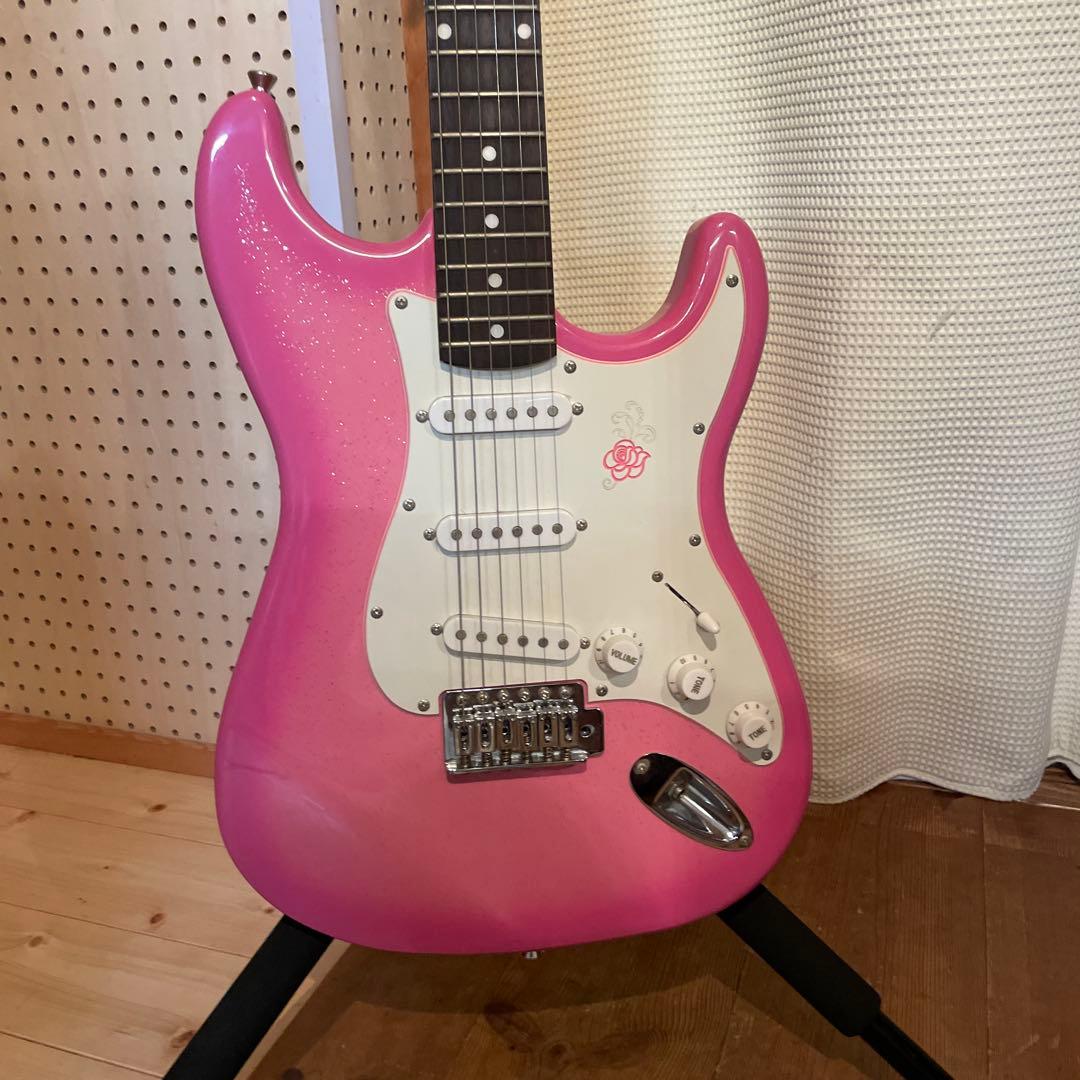 【なは】Gypsy Rose エレキギター ピンク ジプシーローズ