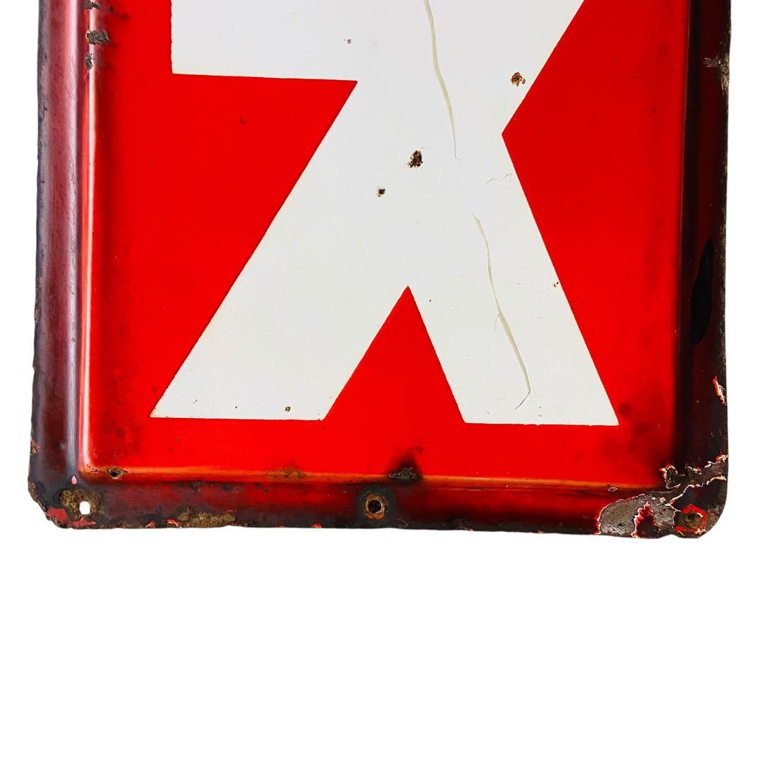 ホーロー看板　イカリソース　大型122cm 琺瑯看板　昭和レトロ