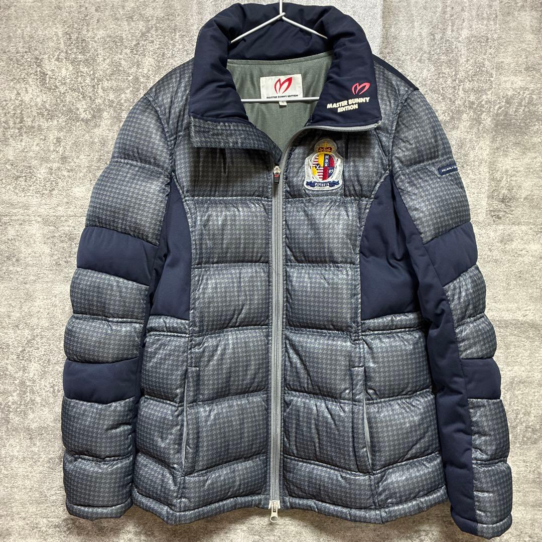 【美品】パーリーゲイツ　マスターバニーエディション　ダウンジャケット　千鳥格子