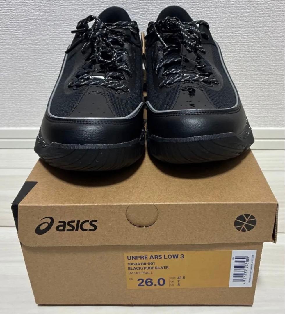 新品未使用　asics×ballaholic UNPRE ARS LOW3 26