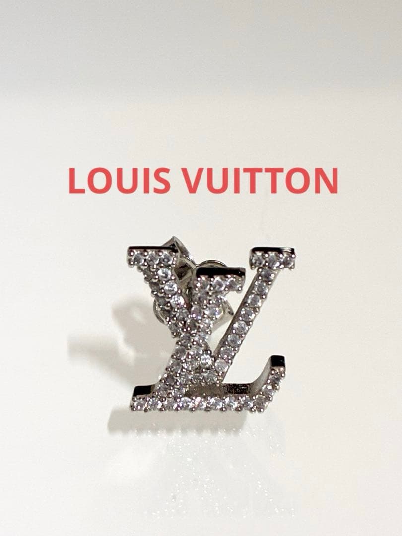 ルイヴィトンピアス片耳　シルバー