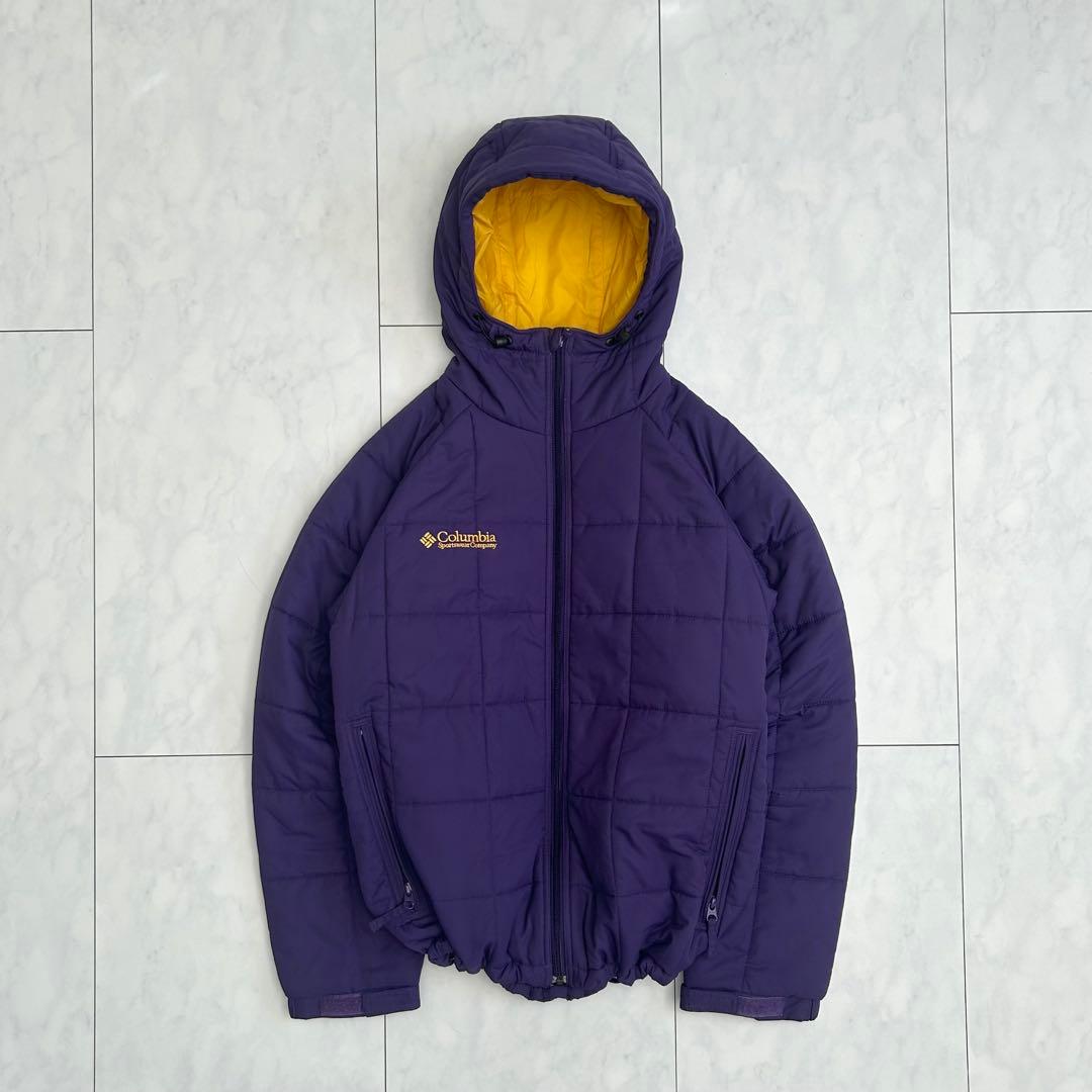 Columbia hooded puffer jacket 00s ドローコード