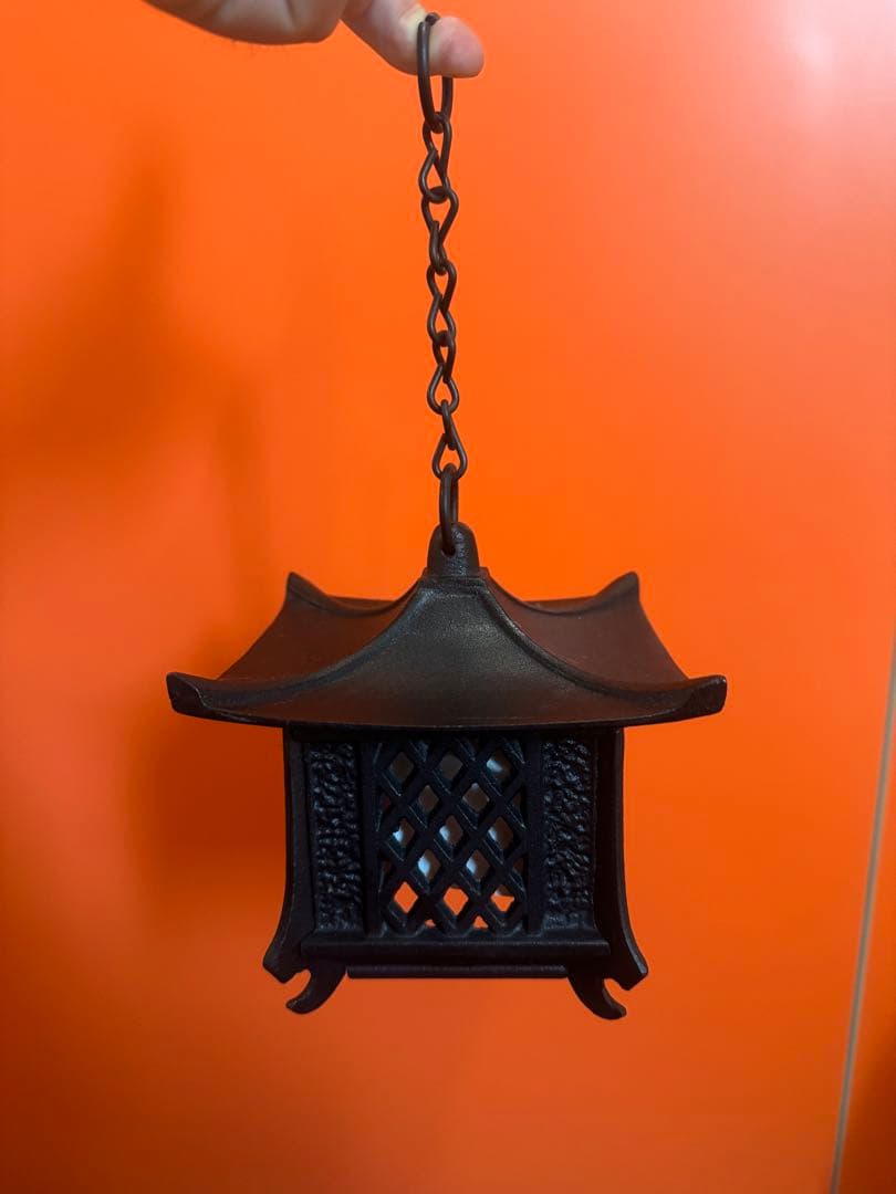 1614 古典　南部鉄器　照光堂　吊灯篭