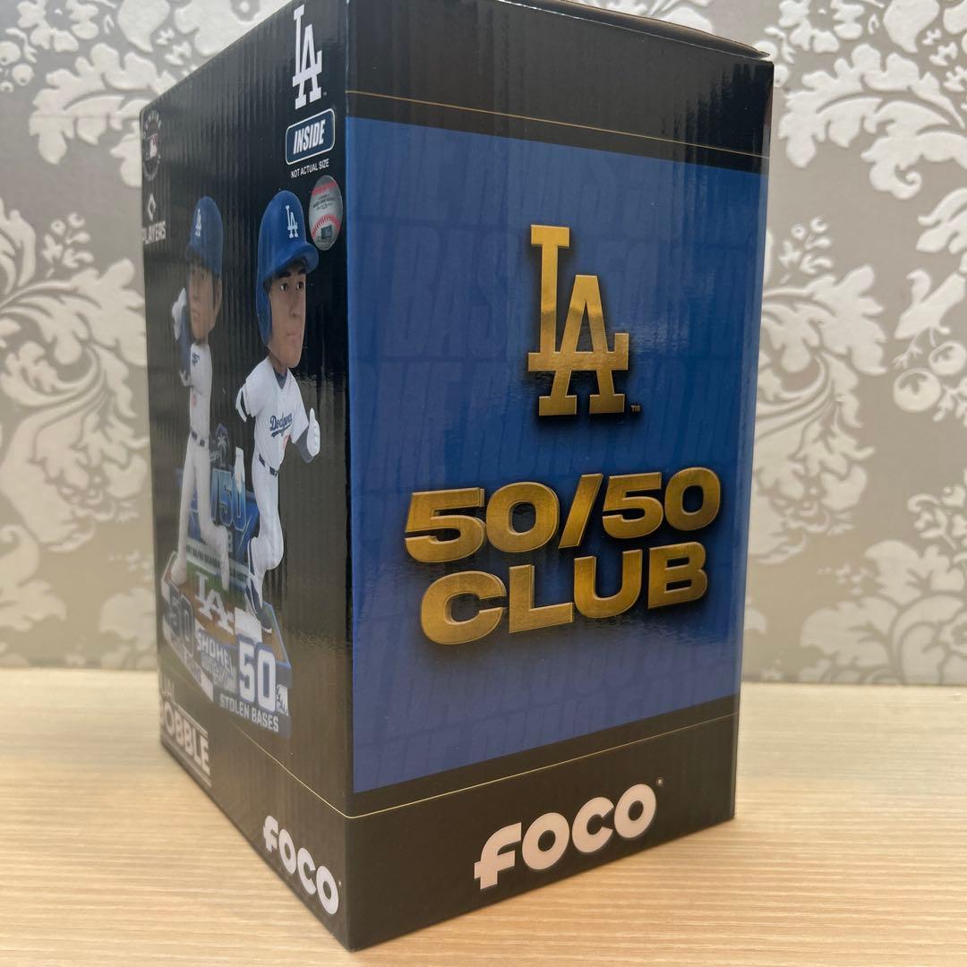 新品未開封 数量限定50-50記念ボブルヘッド ドジャース 大谷翔平