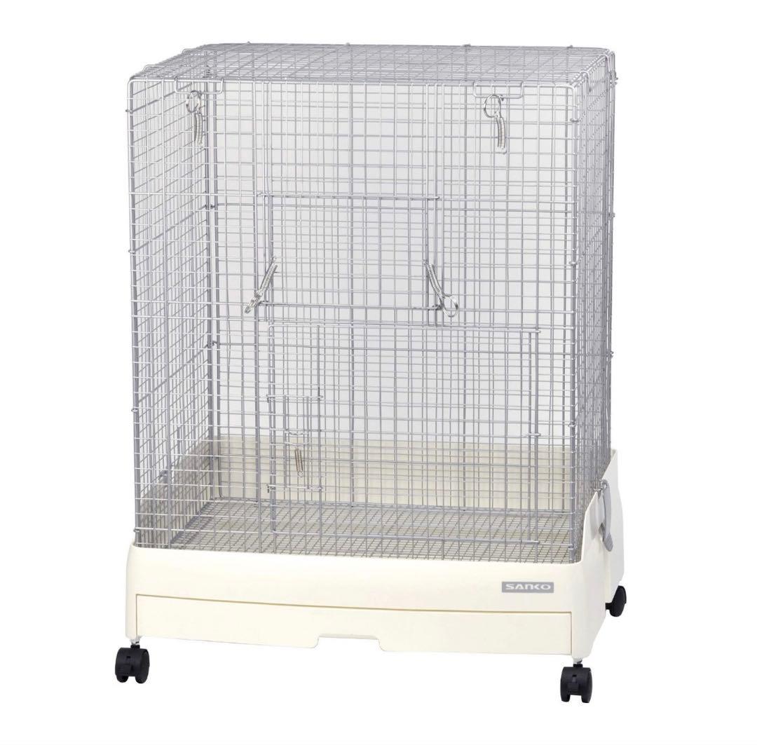 チンチラ ＳＡＮＫＯ イージーホーム６０※キャスターなし※回し車と陶器のお部屋付