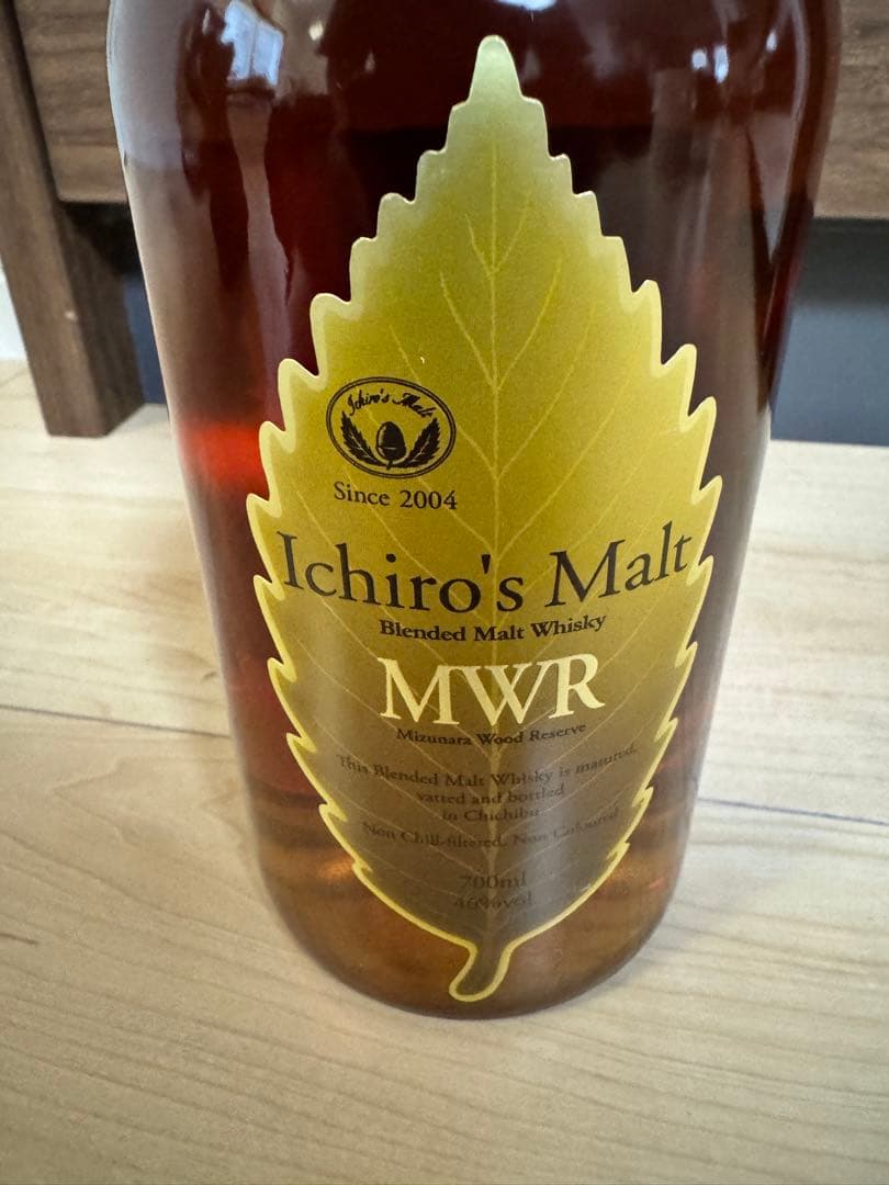 【未開栓】イチローズモルト MWR ミズナラウッドリザーブ