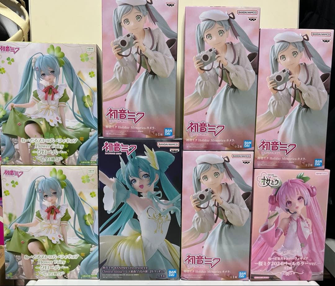 新品未開封　初音ミクフィギュア　8点まとめ売り　フィギュアまとめ売り