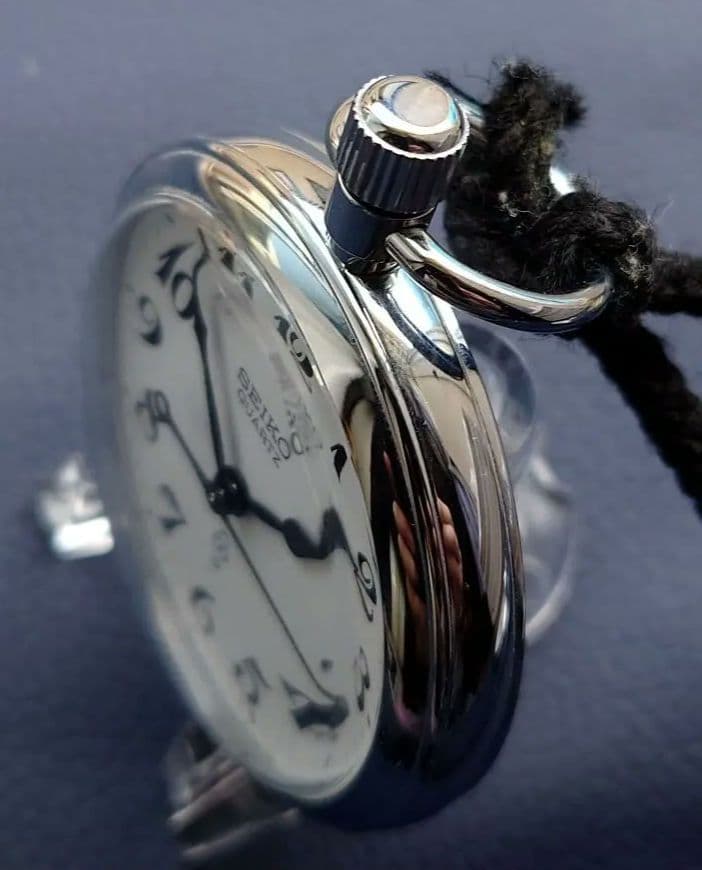 ベ*ん様 【チャレンジ20000キロ刻印あり/稼働】SEIKOセイコー 鉄道時計