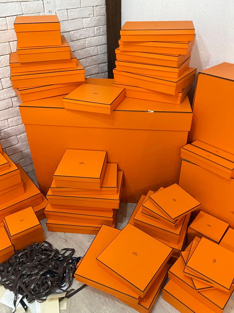 【東京都内23区配送無料】本物　エルメス　箱　大量　まとめ買い　ギフトボックス