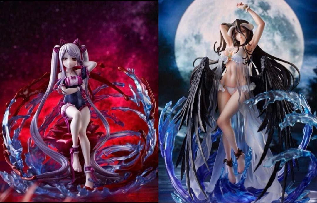 【未使用】渋スク　オーバーロード　アルベド，シャルティア水着Ver. 2点セット