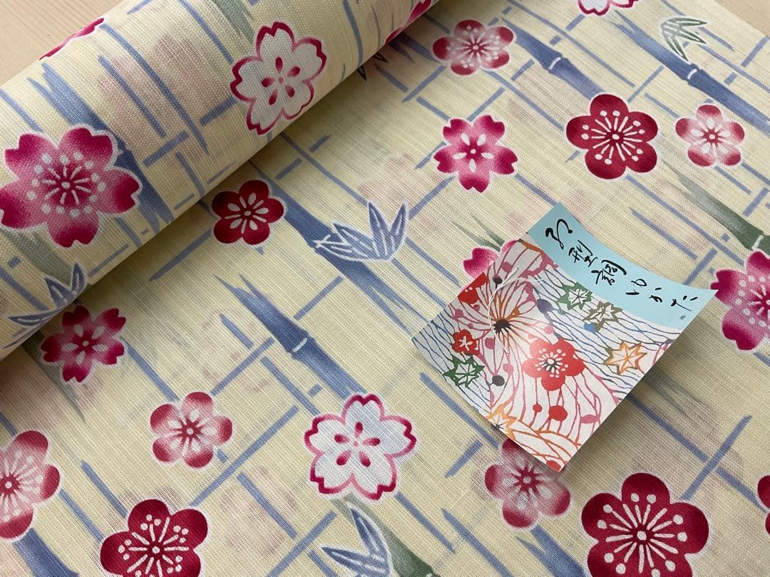 新品未使用品　紅型調ゆかた　東京本染　源氏物語　送料無料