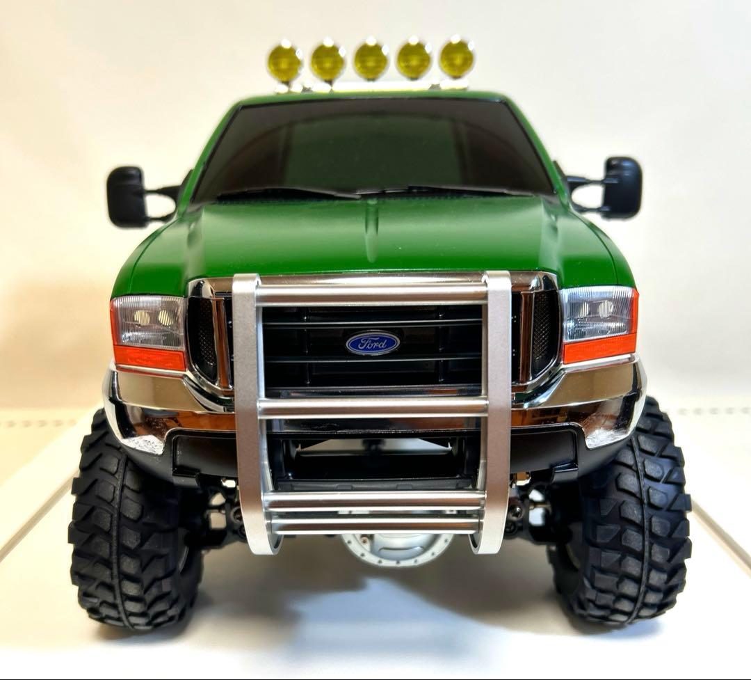 タミヤ1/10RC フォードF-350 ハイリフト完成品フタバプロポ組み込み