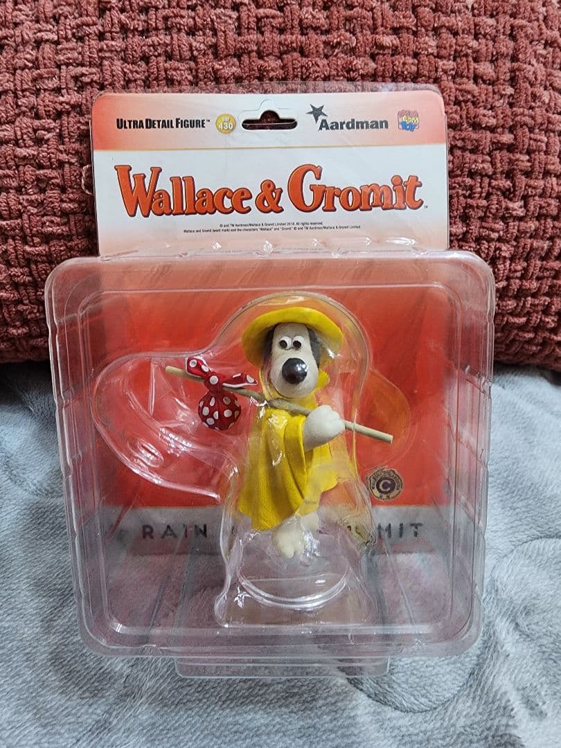 UDF　レインコートグルミット　フィギュア