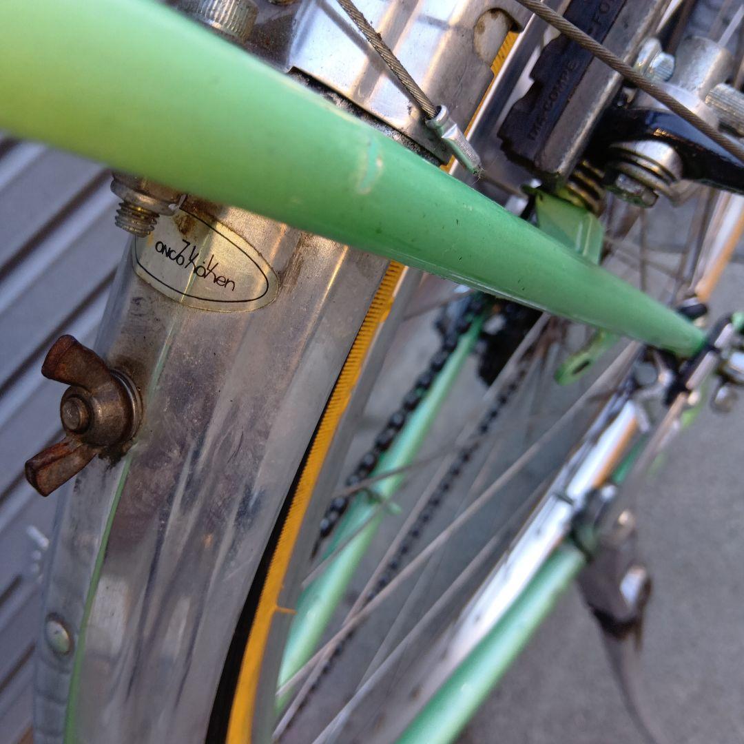 埼玉南部直接引取限定！当時物ランドナー　ビンテージ　Wレバー　チェレステ