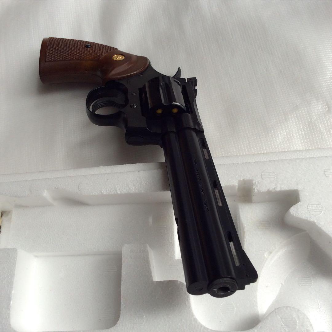 <値下げ> コルト パイソン357マグナム6インチ(美品)