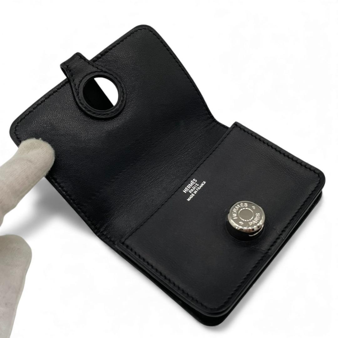 【超極美品】エルメス 名刺入れ カードケース ドゴン ボックスカーフ □N刻印