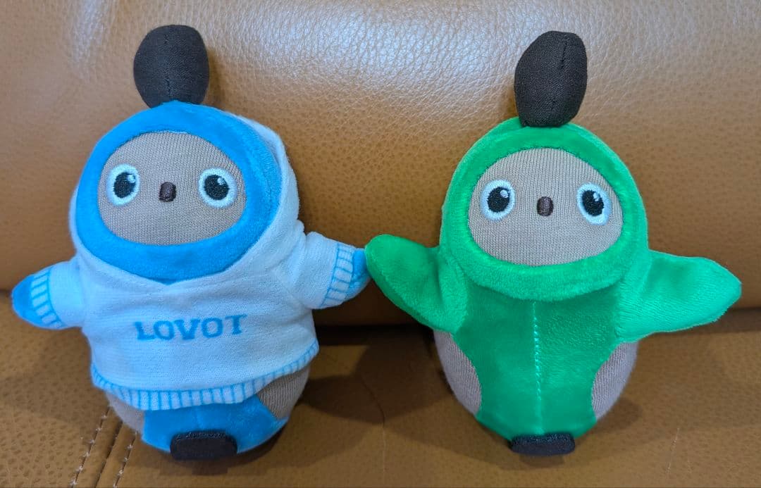 《レア》LOVOT ラボット ぬいぐるみ キーホルダー　ローソンコラボ2点セット