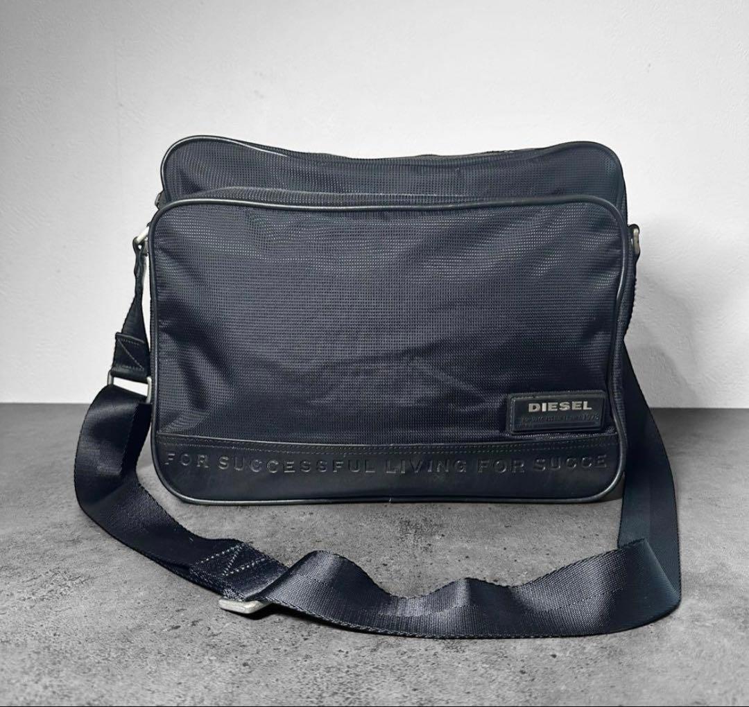 バッグ archive DIESEL Logo Black Shoulder Bag