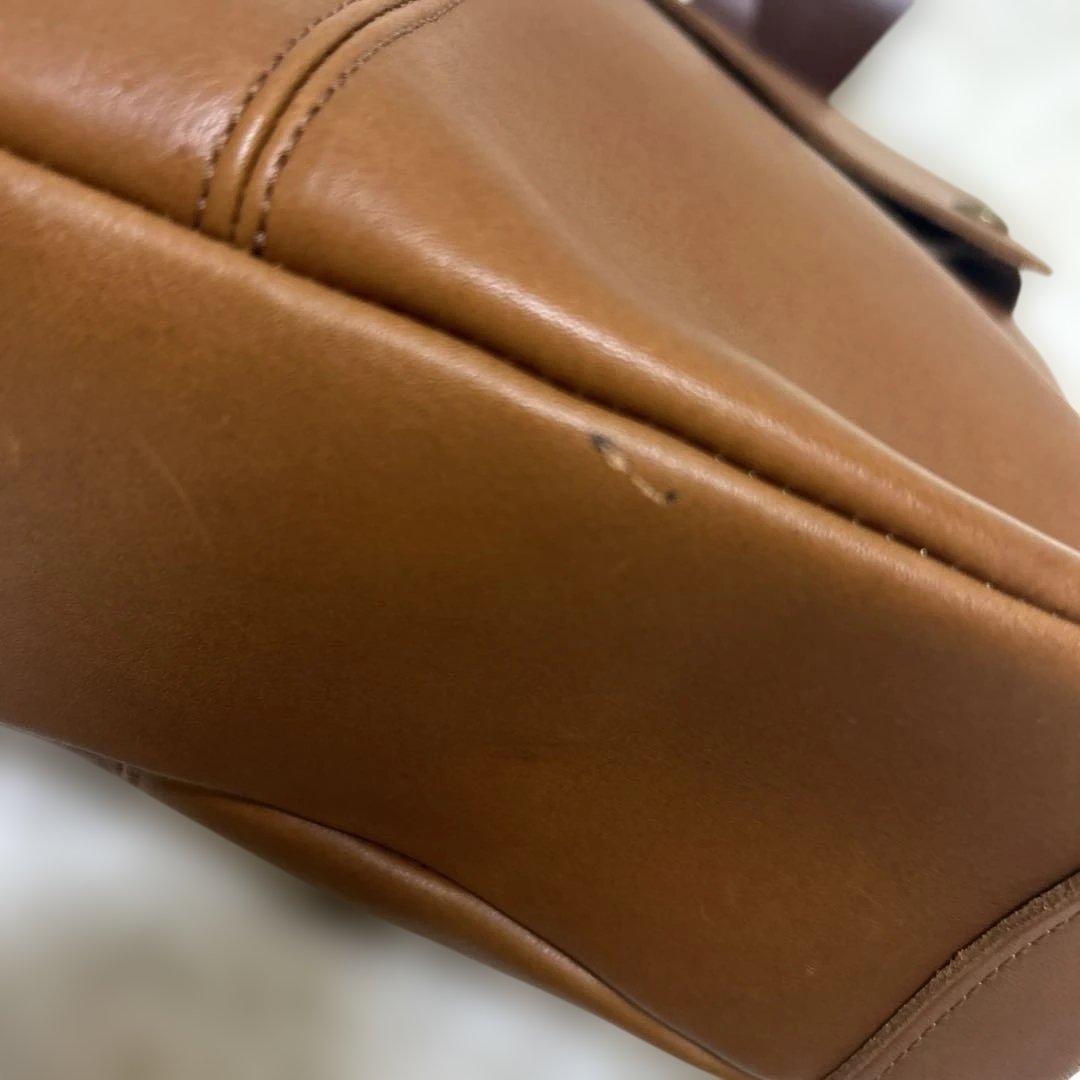 【極美品】クレドラン マルシェリュック ブラウン　レザー