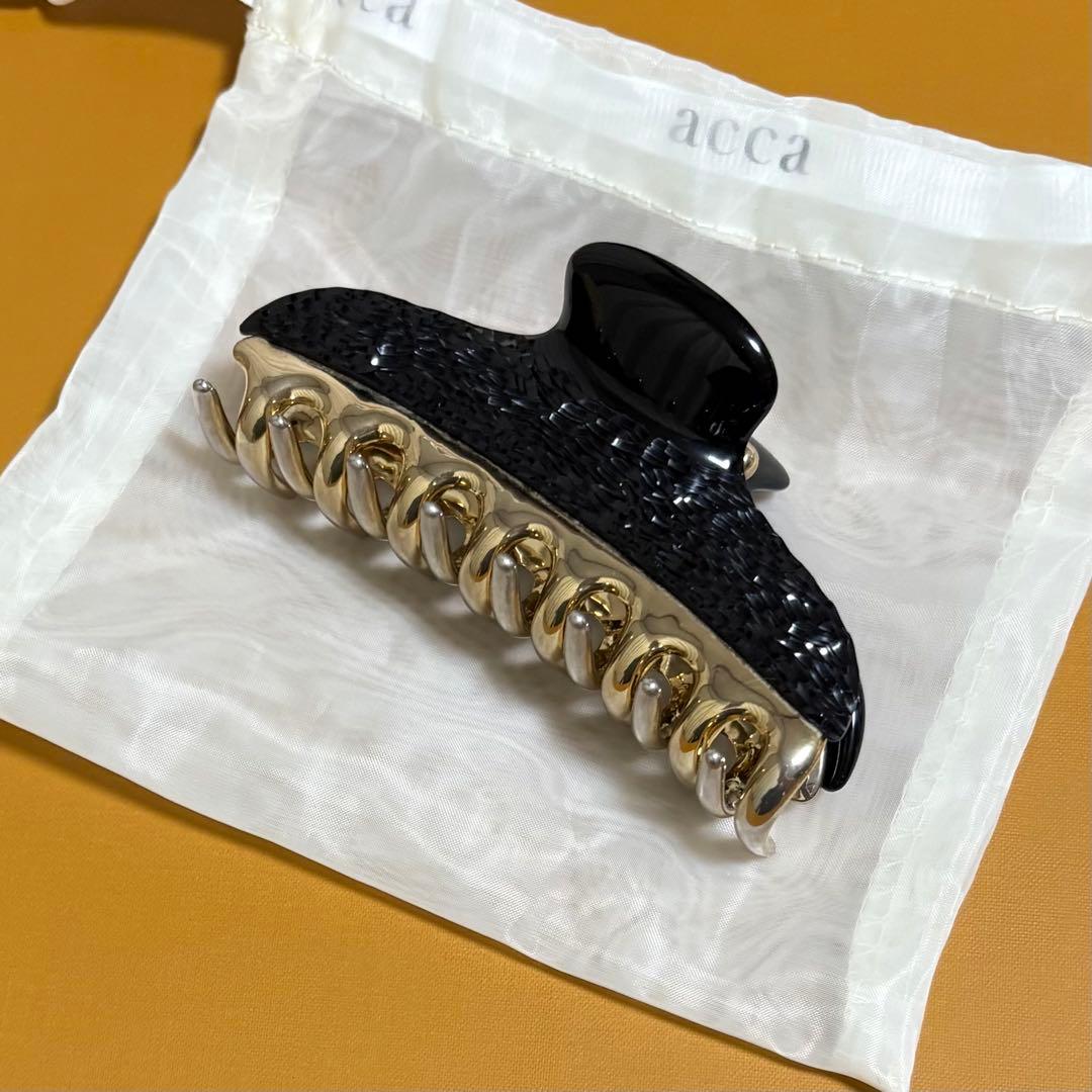 acca 黒の大クリップ