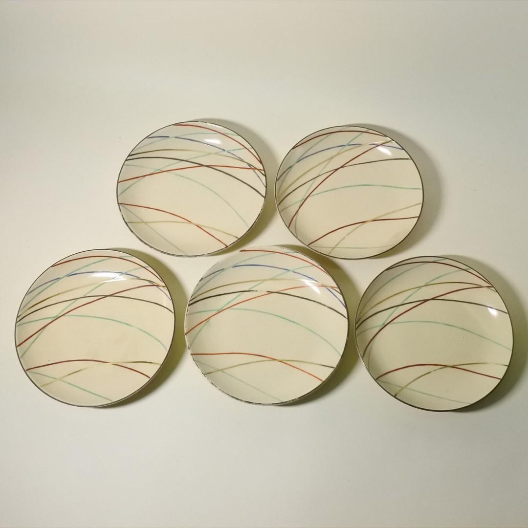 現代作家　十六代永楽善五郎　即全　五色　銘々皿　５枚組　共箱