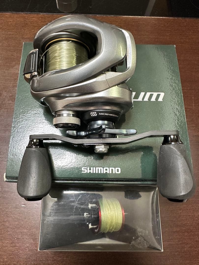 シマノ メタニウムHG 夢屋深溝スプール付