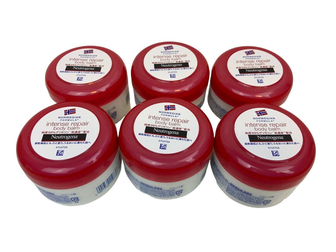 ニュートロジーナ ノルウェー フォーミュラ インテンスリペア ボディバーム ６個