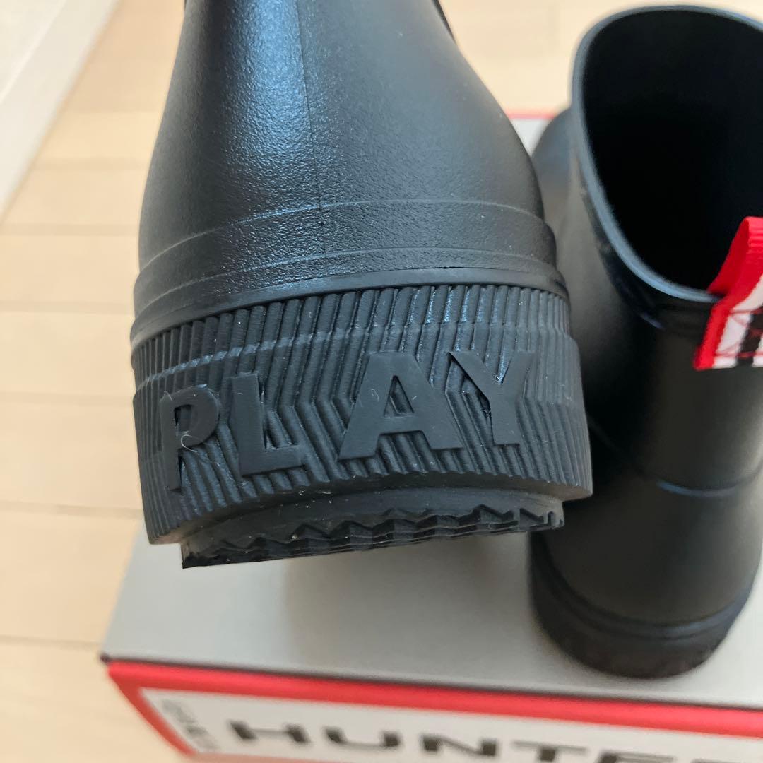 ［国内正規品］ハンター　レインブーツ　ショートタイプ　ブラック