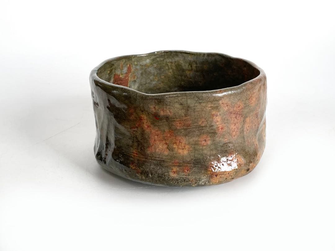 キリスト教伝道者　裏千家　藤尾宗羊 藤尾英二郎　自作茶碗　銘洋々　共箱