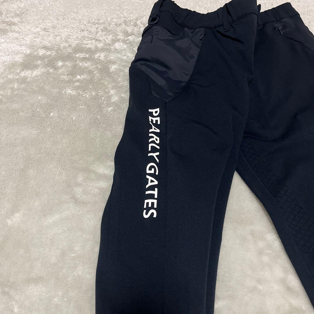パーリーゲイツ　サイズ6 超ストレッチ　ジョガーパンツ　ブラック　ジャージパンツ