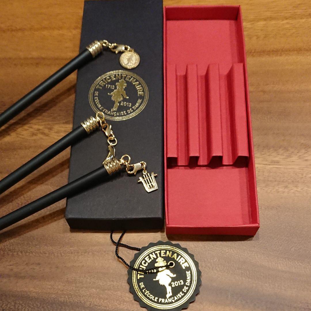 《新品未使用》フランス パリ オペラ座 バレエ学校 記念鉛筆 3本セット 箱入