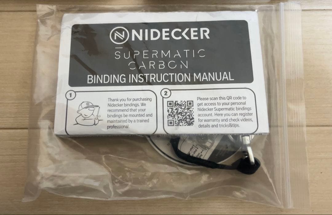 NIDECKER Supermatic Carbonビンディング Lサイズ