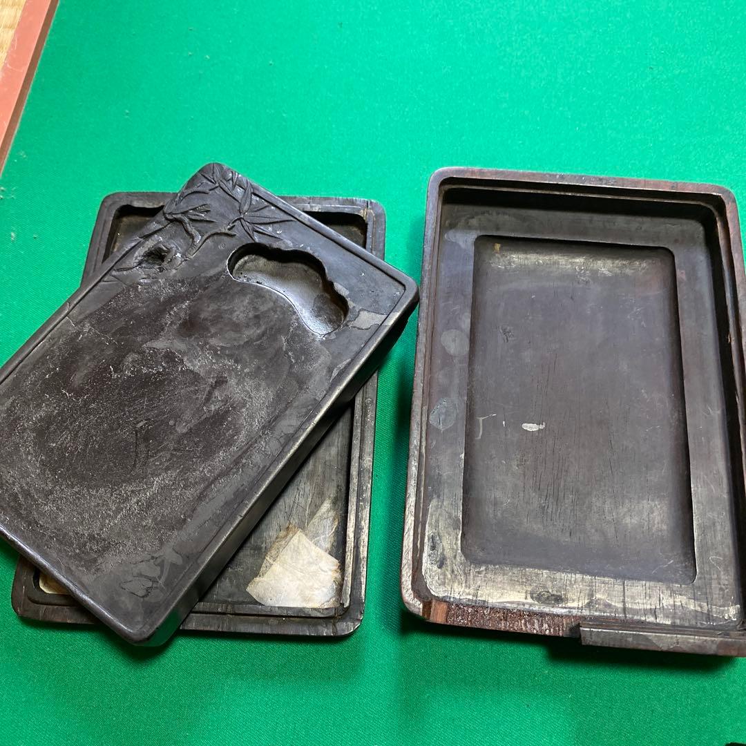 書道　硯　墨　筆　セット　中古