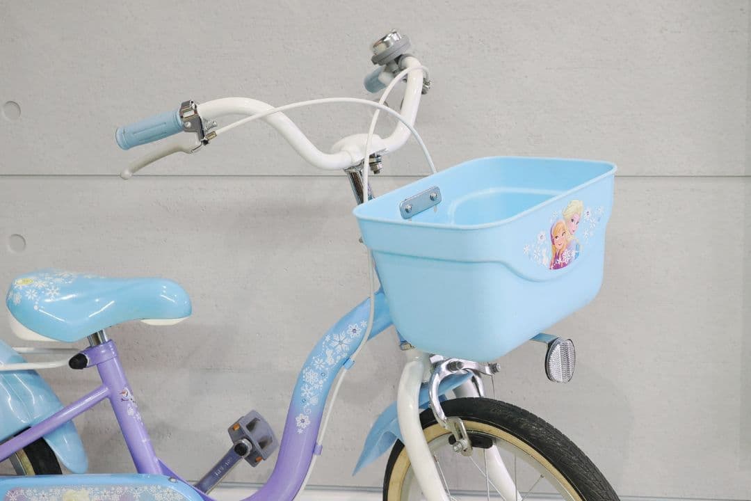 川越市 直接渡し アナと雪の女王 子供用自転車 16インチ　美品