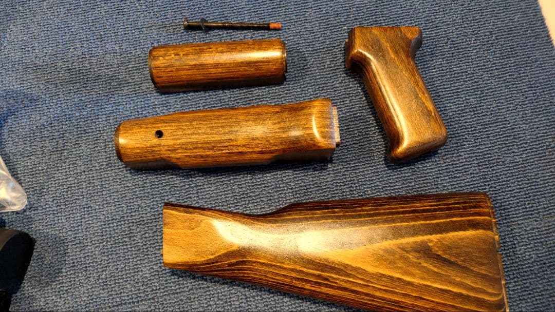 東京マルイ AKM用 木製パーツ If-Product ブナ合板材