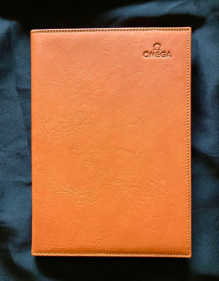 schedoni スケドーニ　メモ帳革カバー オメガ150周年記念 フェラーリ