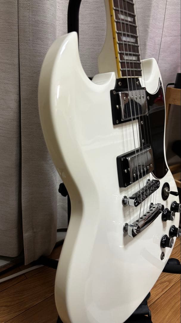 値下げ★BLITZ byARIA BSG-STD WH エレキギター SG