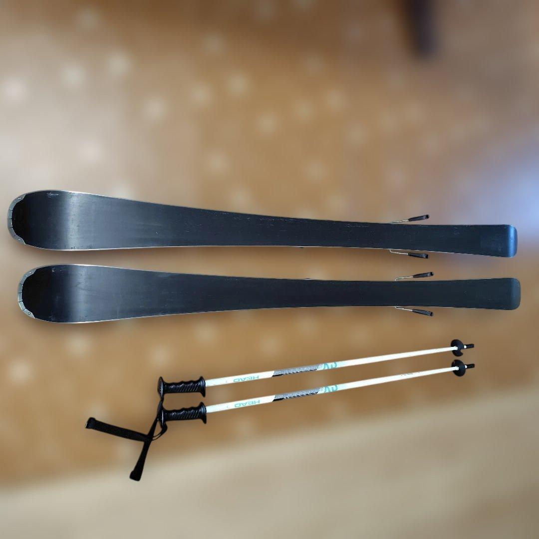 HEAD スキー板 ストック、ケース付き