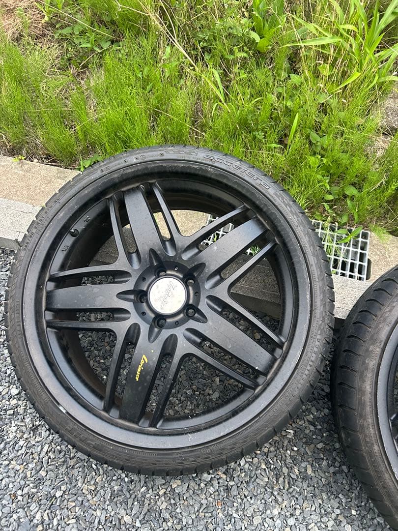 21インチ マットブラック ホイールセット