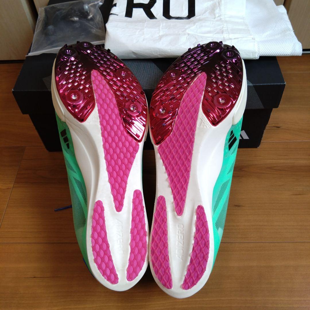 ADIZERO アンビション(旧型)　25.5cm グリーン/ブルー