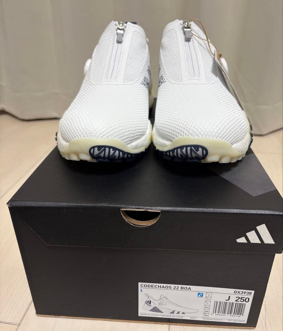 adidas コードカオス22 BOAタイプ25cm ホワイト(新品)