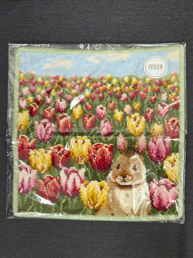 フェイラー コスメキッチン チューリップ ラビット ハンカチ 3枚セット