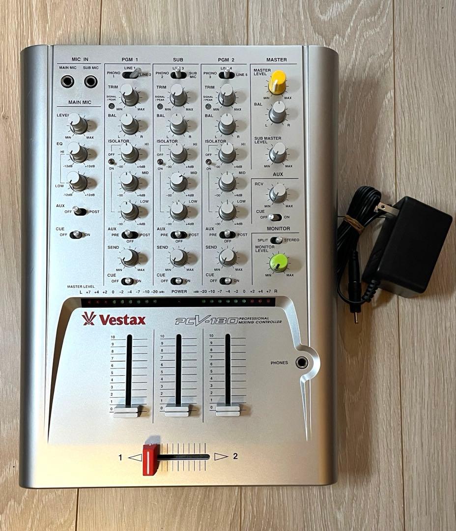 【音出確認済】VESTAX PCV-180 DJミキサー