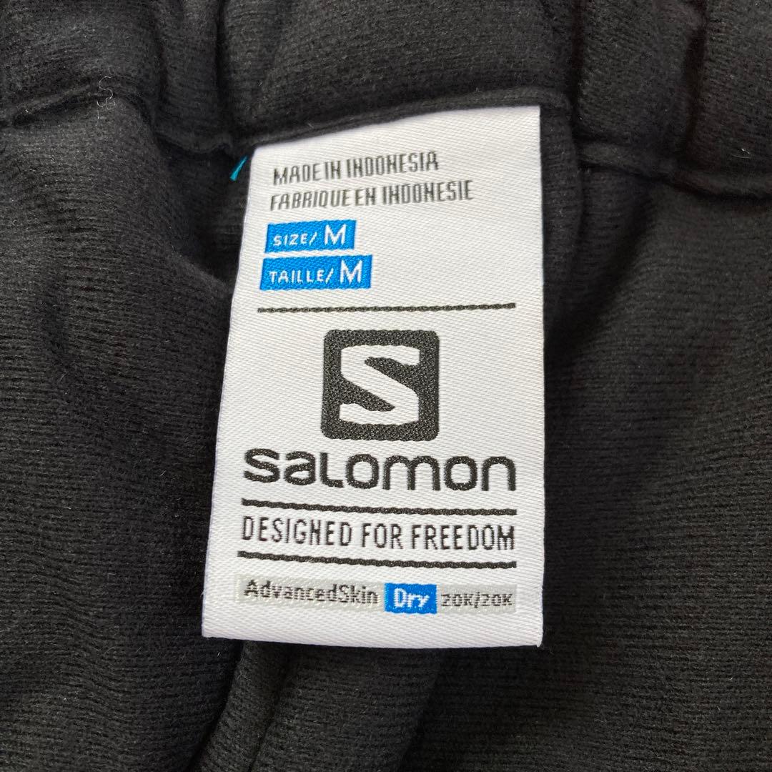【美品】サロモン salomon スキーパンツ スキーウェア Mレディース紫