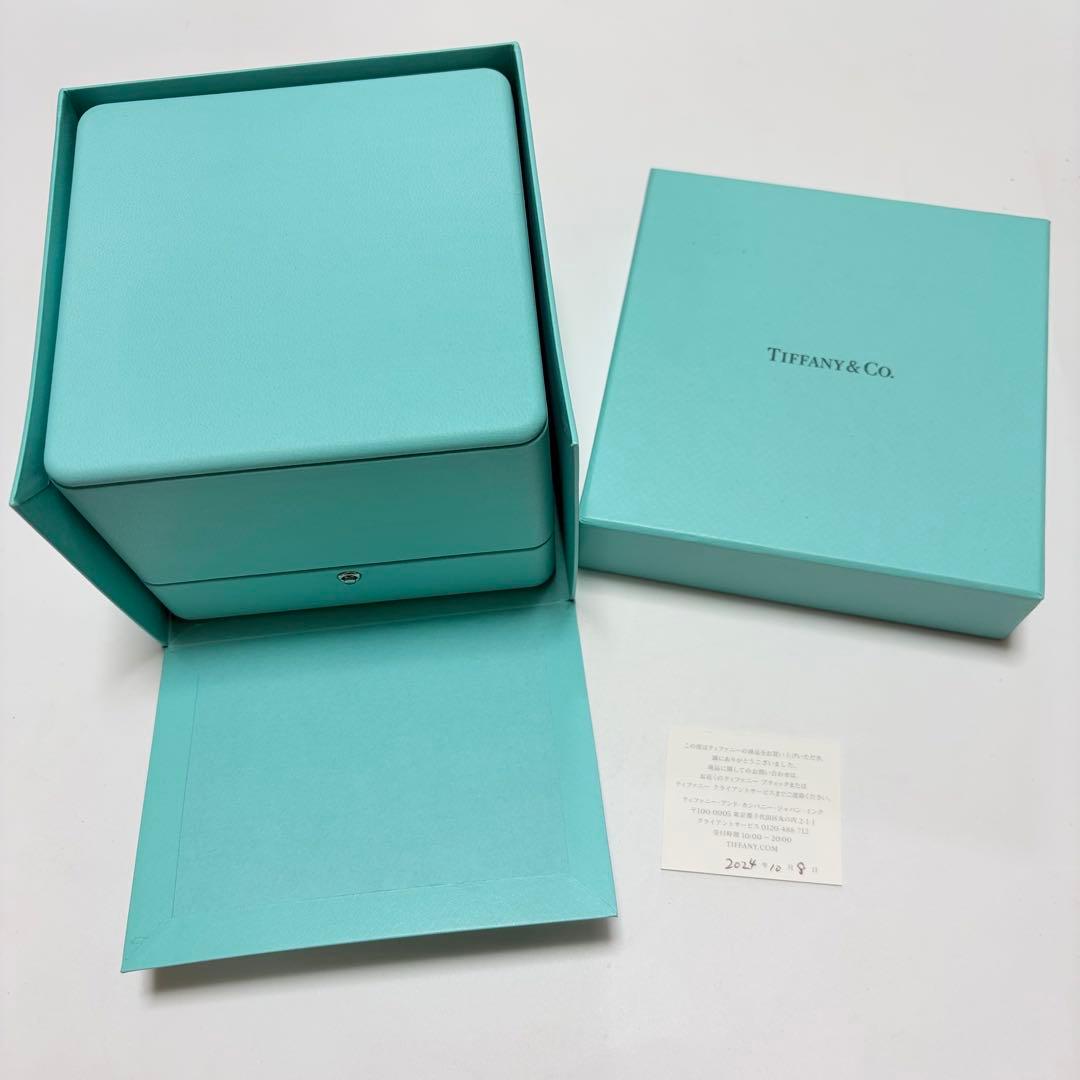 美品　ティファニー　バングルケース　空箱　ブレスレット　腕時計ケース　現行品