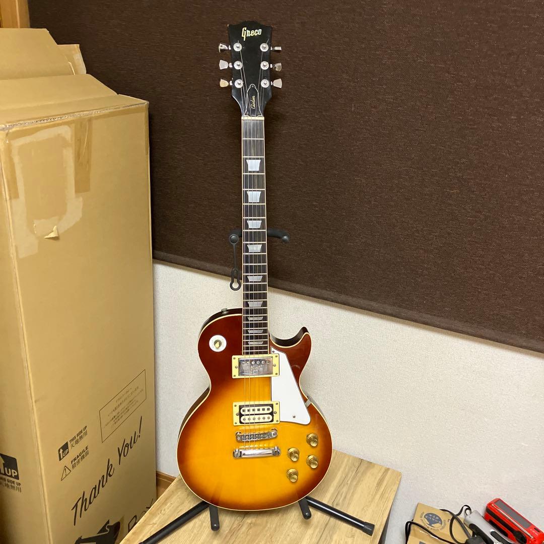 ジャパンビンテージ グレコ グネコ レスポール カスタム 音出OK 劇鳴 中古品
