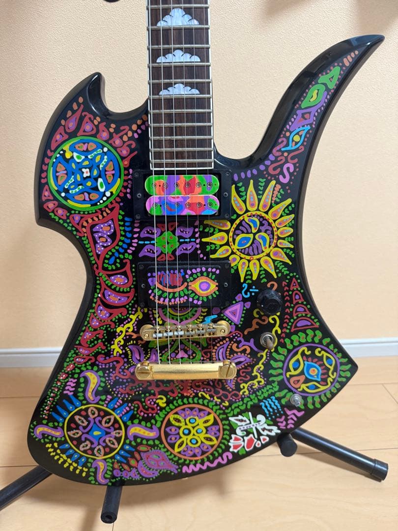 hideモデル　サイケ　モッキンバード　エレキギター　MG-120X