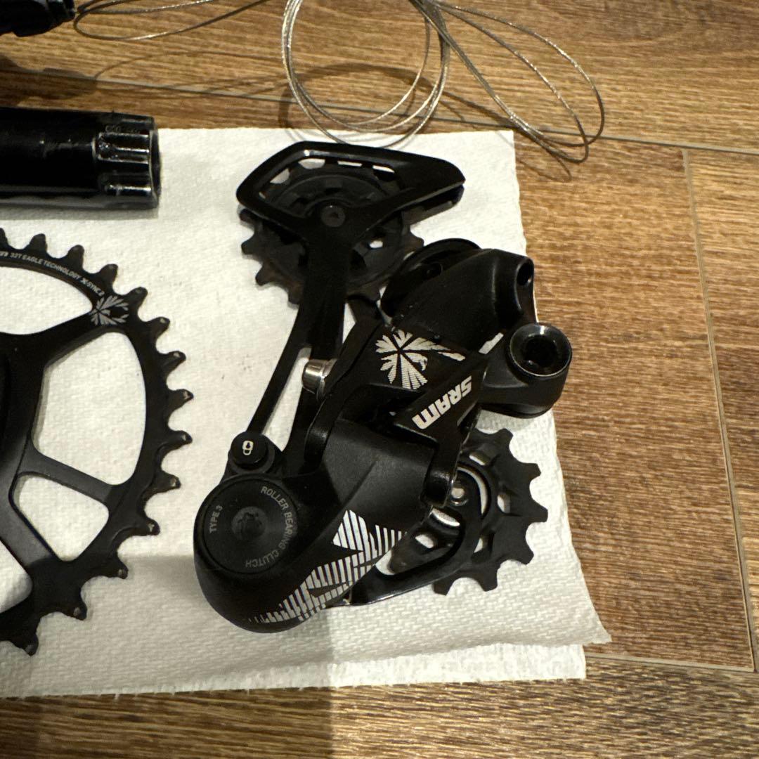 SRAM 1x11速 クランクセット・リアディレイラーセット