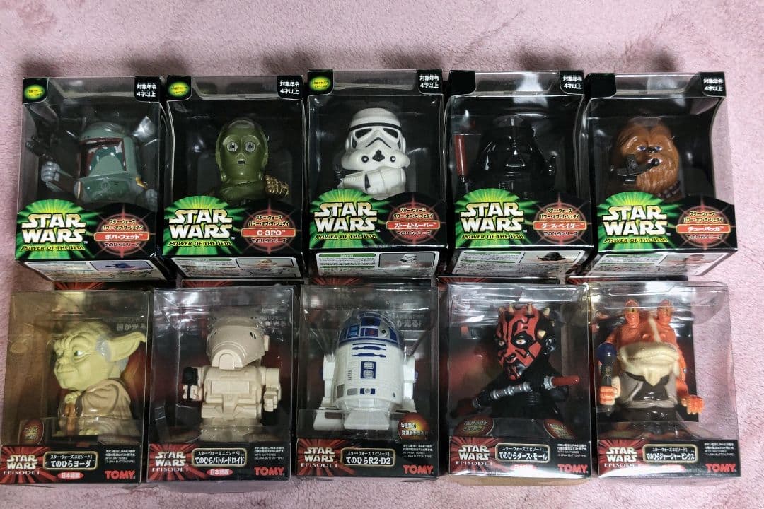 スターウォーズ　手のひらシリーズ　10セットフルコンプリート