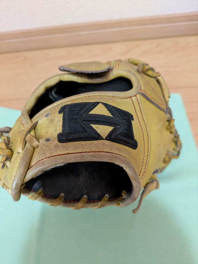 ハイゴールド 硬式グローブ イエロー